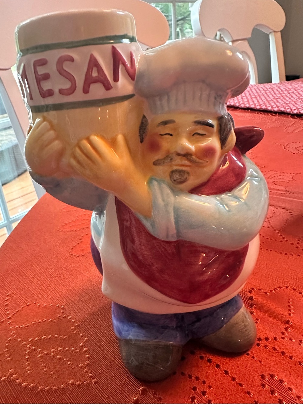 Giftco Italian Chef Ceramic Parmesan Cheese Shaker “Chef’s Special” 🍝🇮🇹